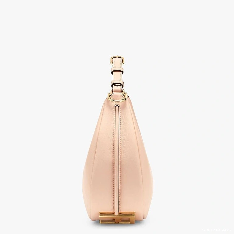 Cheap Fendi Calf In Fendigraphy Pink Small Hobo Bag Leather 0712